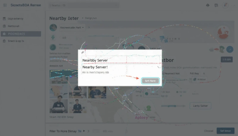 Select a Nearby Server