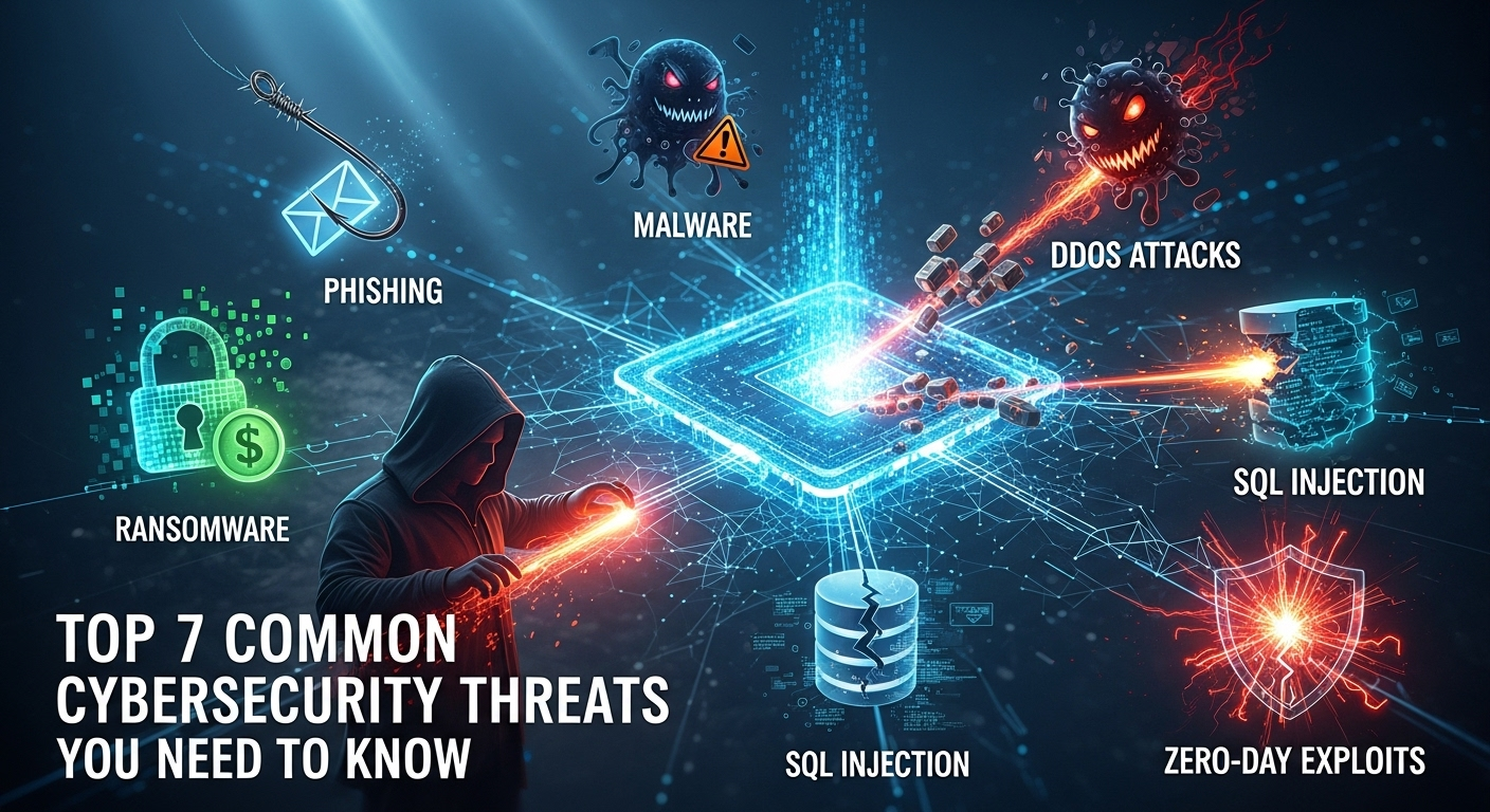 Top 7 Common Cybersecurity Threats You Need to Know